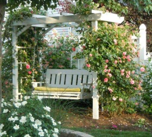 white-garden-arbor-swing-with-climbing-perennial